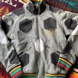 Nike Football Soccer S. Africa DISKI Rasta Jacket